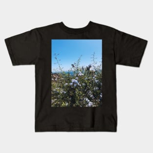 Tiny Beachside Flowers Kids T-Shirt